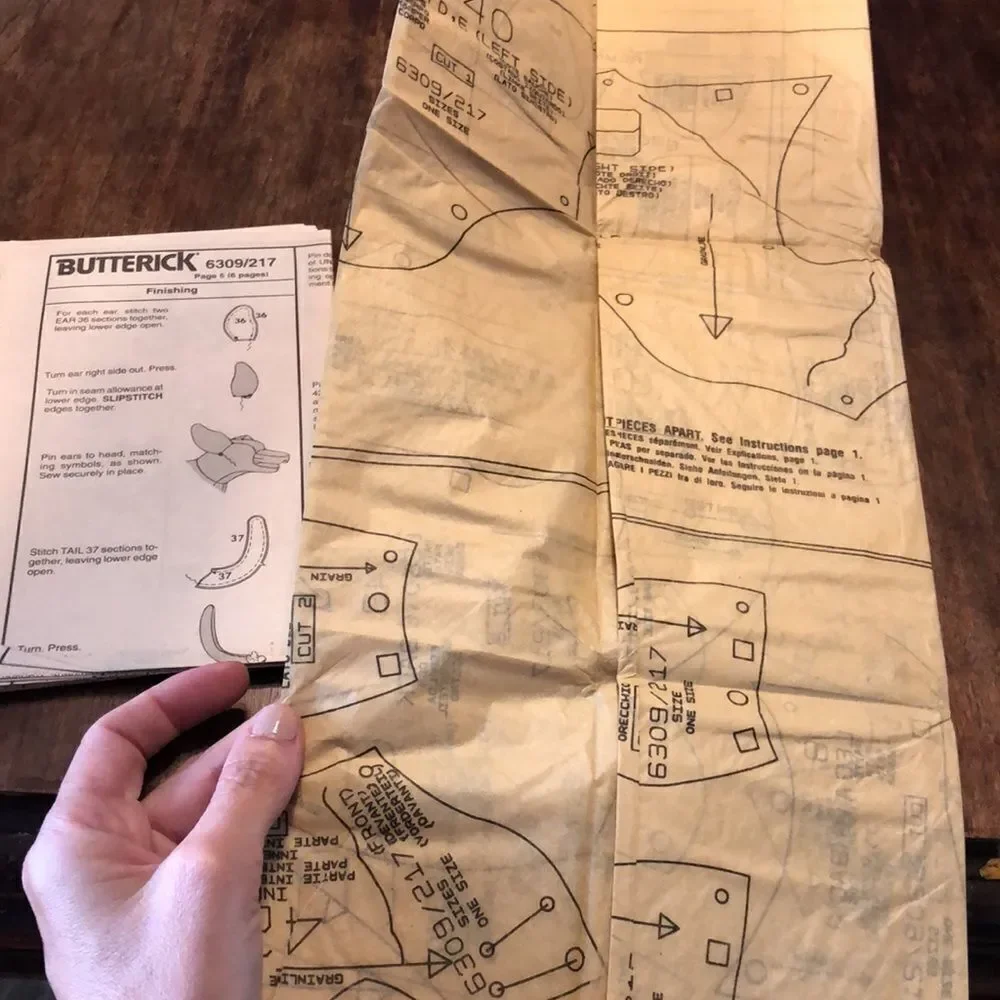 Vtg New Butterick sewing pattern 6309
